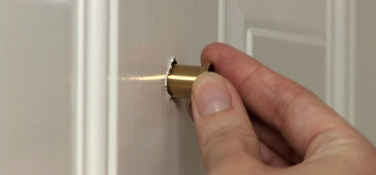 peephole door repair in Indio
