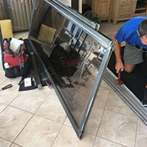 sliding glass door frame repair Indio